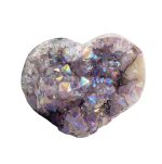 Aura amethist hart