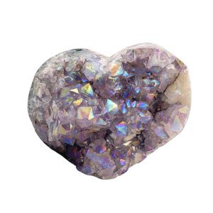 Aura amethist hart