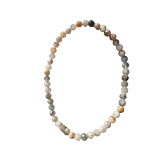 Maansteen facetarmband 4 mm