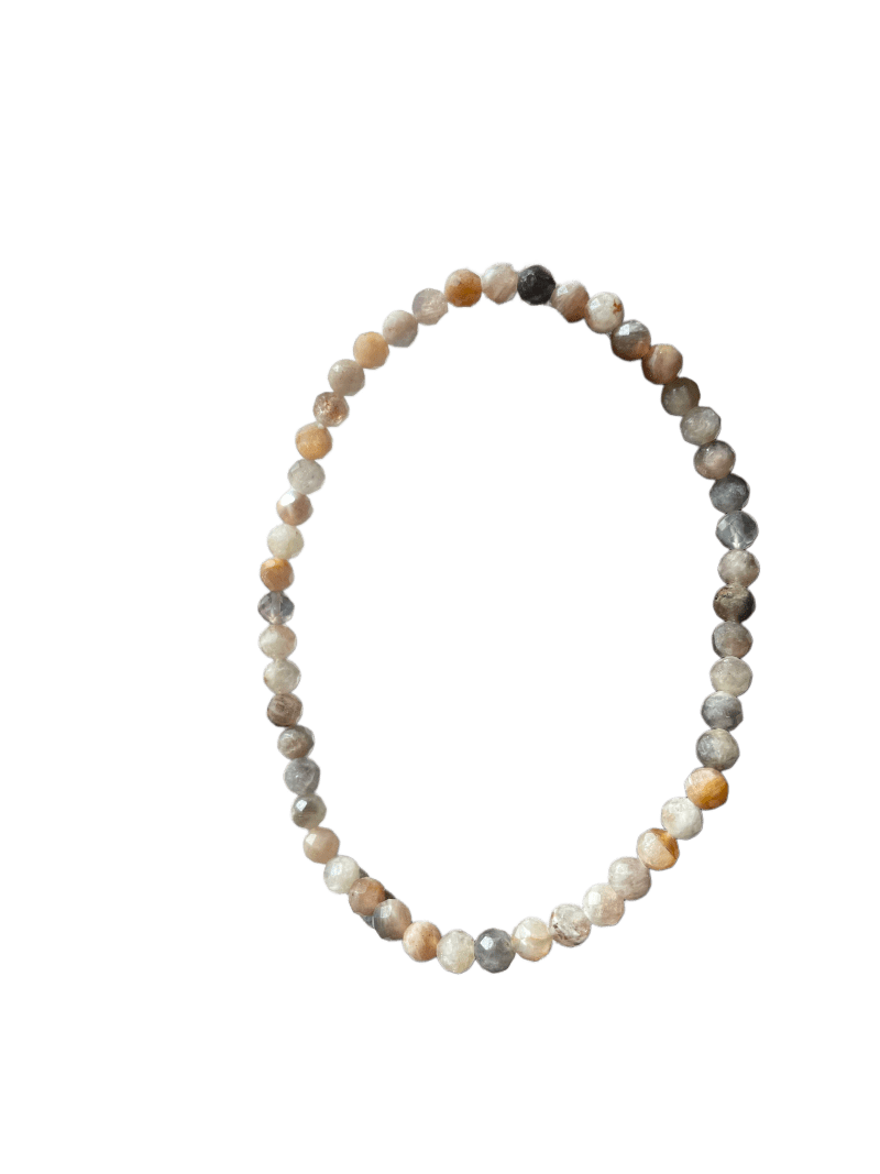 maansteen armband facet