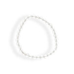 Bergkristal kogelarmband 4 mm