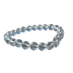 Bergkristal kogelarmband 8 mm