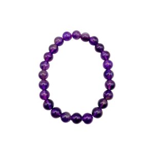 Amethist kogelarmband