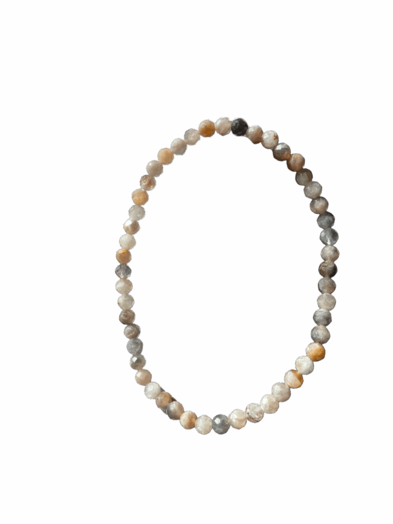 maansteen armband facet
