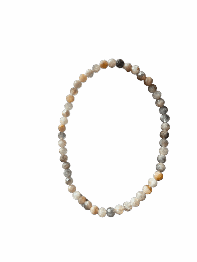 maansteen armband facet