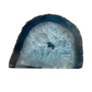 Standvlak agaat blauw