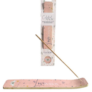 Wierookhouder "Love Potion" –  Roze met Gouden Details