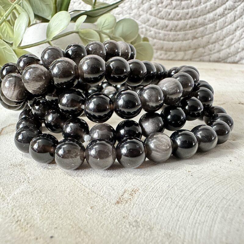 zilver obsidiaan 8mm