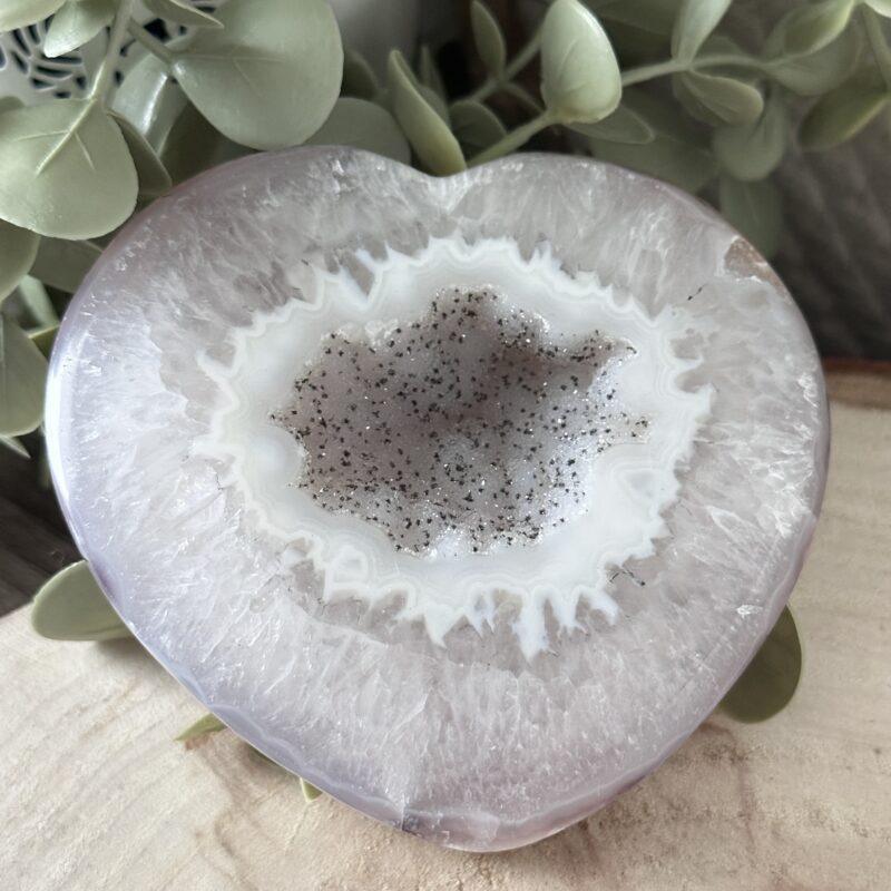Agaat hart druzy