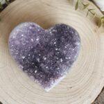 amethist hart paars op agaat