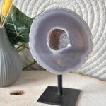 Agaat-druzy op standaard Agaat-druzy op standaard