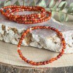 carneool kralenarmband 4 mm